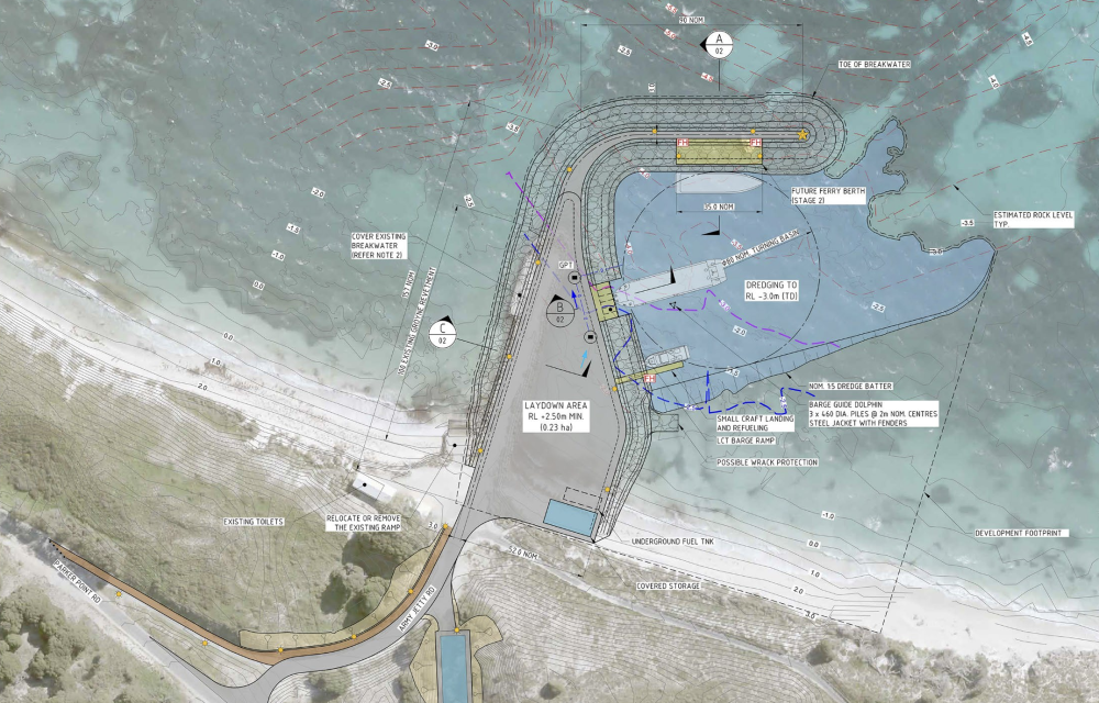 $32m barge landing project on Rottnest Island faces EPA review, delaying approvals and construction startarticle image