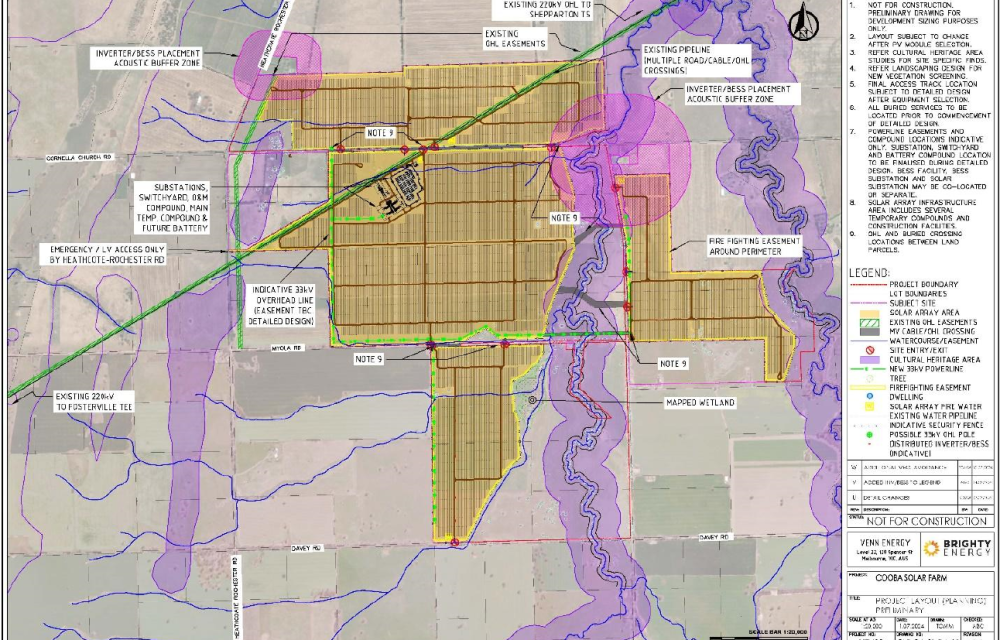 Victorian solar project fast-tracked, 500 MW generation capacity, plus 300 MW battery energy storage system, construction commencing within monthsarticle image