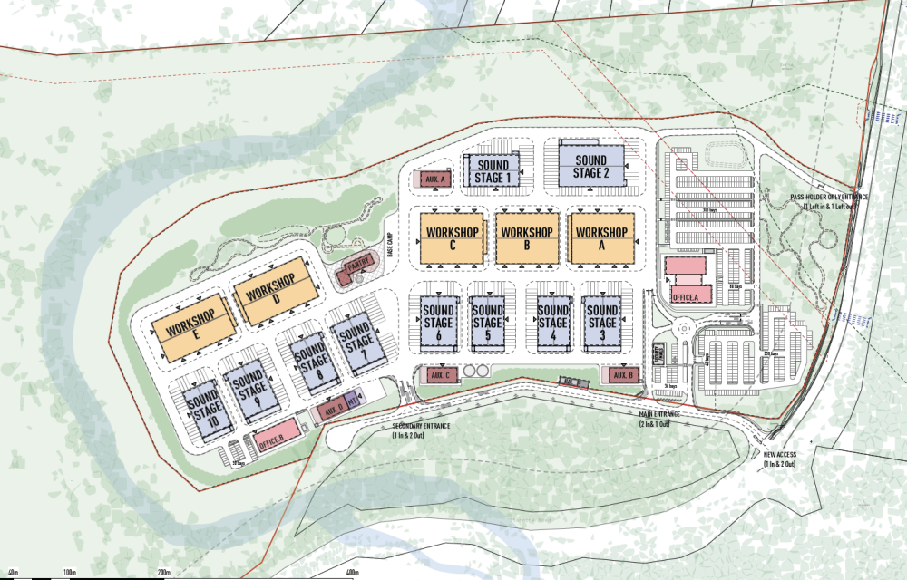 Aerial map showing the 23.84 ha project area in Yatala with a 22.13 ha disturbance footprint and 1.71 ha avoidance area, displayed relative to Stanmore Road.